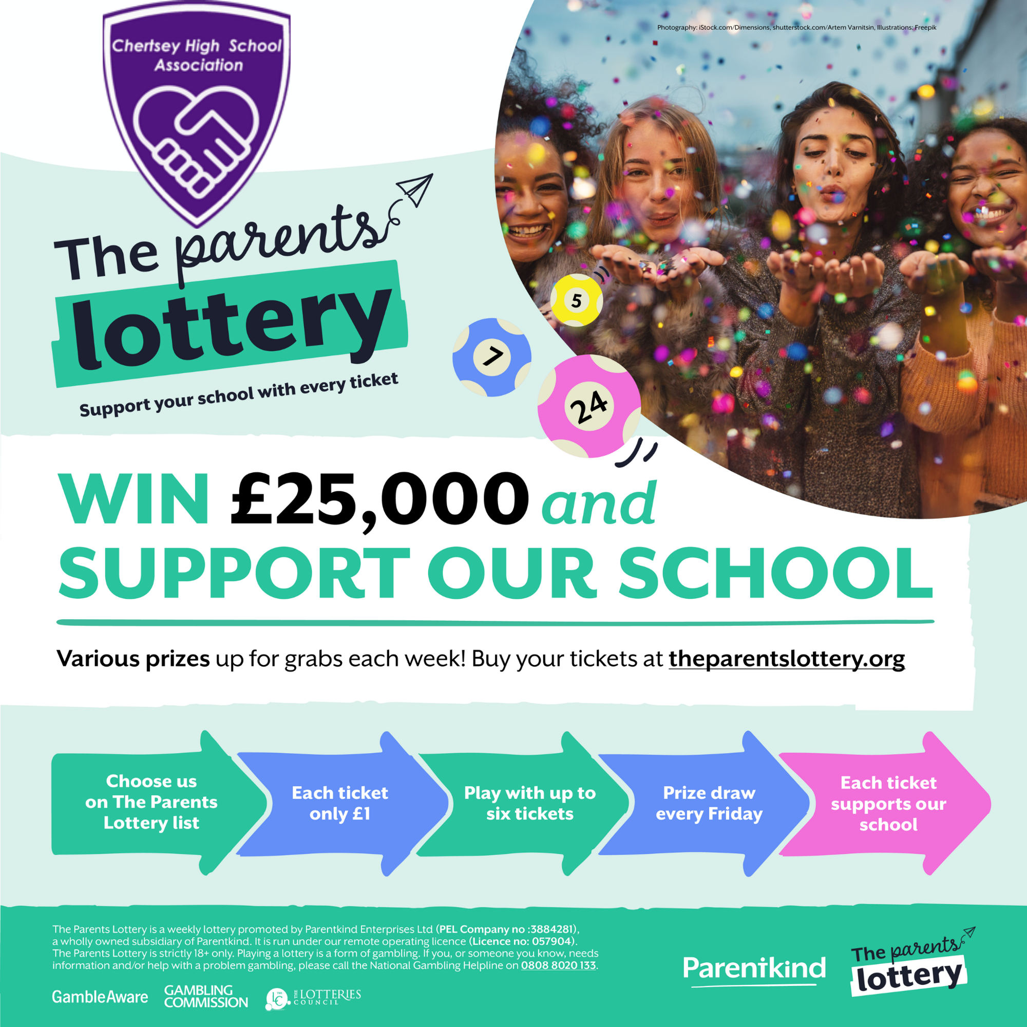 CHSA Parent Lottery Social Media post